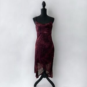 Women's Burgundy Dress